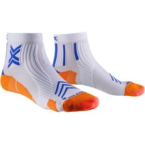 X-Socks - Trail / Running kleding - Hike Perform Natural Ankle White Orange Twyce Blue voor Heren - Maat 45-47 - Wit