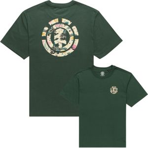 Element - T-shirts - Saturn Fiill Tee Garden Topiary voor Heren - Maat M - Groen