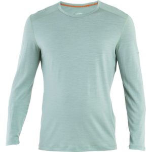 Icebreaker - Thermokleding - M Merino 200 Oasis LS Crewe Moss voor Heren van Wol - Maat M - Blauw