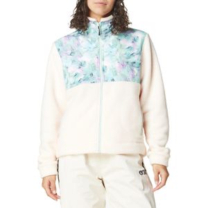 Picture Organic Clothing - Dames fleeces - Zelkova Printed Fleece Blurry Water Print voor Dames - Maat S - Beige