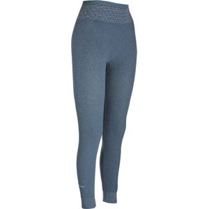 LaMunt - Dames thermokleding - Alice Cashmere Baselayer Tights Antic Blue voor Dames - Maat 38 FR - Blauw