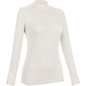 LaMunt - Dames thermokleding - Alice Cashmere LS Baselayer Tee Moonstone voor Dames - Maat 38 FR - Wit