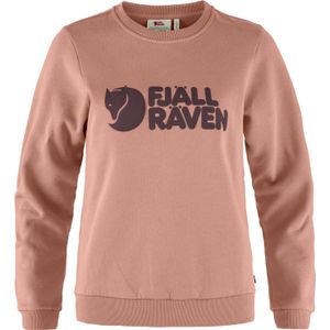 Fjall Raven - Dames sweatshirts en fleeces - FjÃ¤llrÃ¤ven Logo Sweater W Dusty Rose Port voor Dames van Katoen - Maat S - Roze