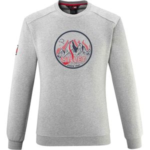 Millet - Sweatshirts en fleeces - Heritage Jorasses Crewnk Heather Grey voor Heren van Katoen - Maat XL - Grijs
