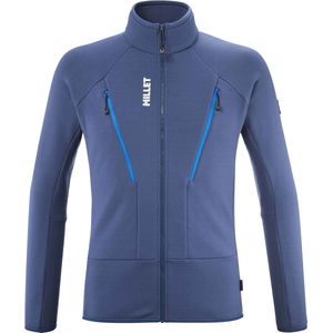 Millet - Fleeces - Trilogy Icon Power Jkt M Dark Denim voor Heren van Wol - Maat L - Blauw