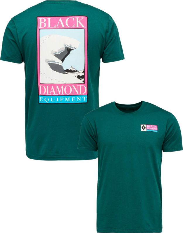 Black Diamond - Bd Winter Ridge SS Tee - T-shirt - Groen