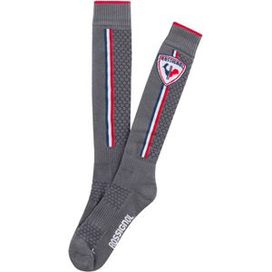 Rossignol - Skisokken - Strato Socks Heather Grey voor Unisex - Maat L - Grijs