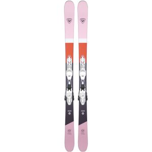 Rossignol - Packs (ski's & bindingen) - Trixie + Xp10 White/Sparkle 2024 voor Unisex - Maat 138 cm - Zwart