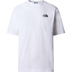 The North Face - T-shirts - M S/S Essential Oversize Tee TNF White voor Heren van Katoen - Maat XXL - Wit