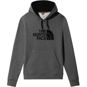 The North Face - Sweatshirts en fleeces - M Drew Peak Pullover Hoodie Tnf Medium Grey Heather/Tnf Black voor Heren van Katoen - Maat S - Grijs