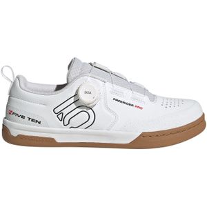 Five Ten - MTB Schoenen - Freerider Pro Boa White/White/Red voor Heren van Gerecyclede materialen - Maat 10,5 UK - Wit