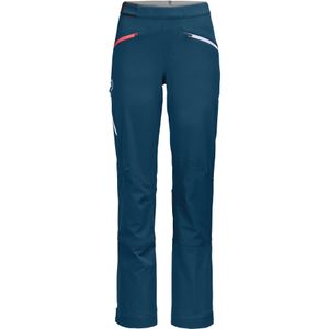 Ortovox - Dames toerskikleding - Col Becchei Pants W Petrol Blue voor Dames - Maat L - Blauw