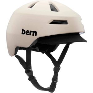 Bern - Fietshelmen - Brentwood 2.0 Matte Sand voor Unisex - Maat 52-55 cm - Beige