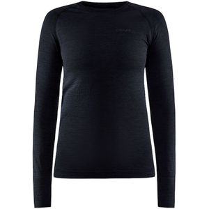 Craft - Dames thermokleding - Core Dry Active Comfort LS W Black voor Dames - Maat S - Zwart