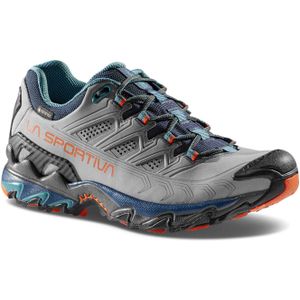 La Sportiva - Dames wandelschoenen - Ultra Raptor II Leather Woman GTX Grey/Cherry Tomato voor Dames - Maat 39.5 - Grijs