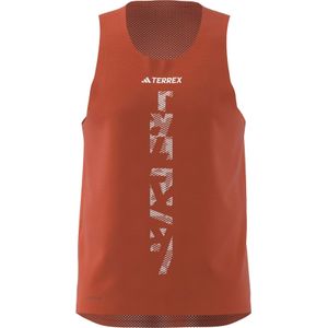 Adidas - Trail / Running kleding - Xperior Singlet M Seimor voor Heren - Maat S - Oranje