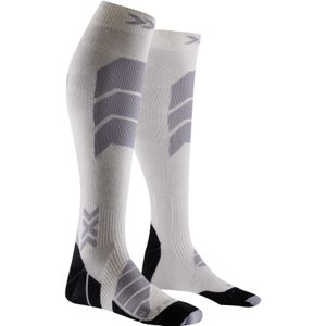 X-Socks - Skisokken - Ski Perform Cashmere Otc X White/Grey voor Unisex van Wol - Maat 45-47 - Grijs