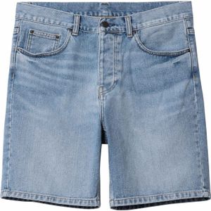 Carhartt - Korte broeken - Newel Short Blue voor Heren van Katoen - Maat 32 US - Blauw