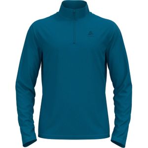 Odlo - Fleeces - Mid Layer 1/2 Zip Berra Saxony Blue voor Heren - Maat M - Blauw