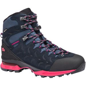 Hanwag - Dames wandelschoenen - Makra Trek Lady Gtx Navy/Pink voor Dames - Maat 4,5 UK - Marine blauw