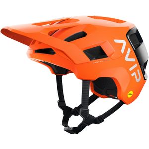 POC - MTB helmen - Kortal Race MIPS Fluorescent Orange AVIP/Uranium Black Matt voor Unisex - Maat M - Oranje