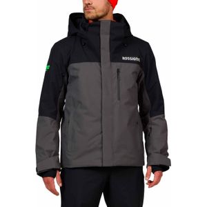 Rossignol - Ski jassen - Hero Velika Insulated Jacket Onyx Grey voor Heren - Maat L - Grijs