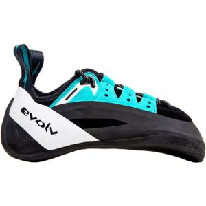 Evolv - Klimschoenen - Geshido Lace Men's Black/Teal/White voor Heren - Maat 9,5 US - Blauw