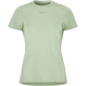 Craft - Trail / Running dameskleding - ADV Essence SS Tee 2 W Glacial voor Dames van Gerecycled Polyester - Maat M - Groen