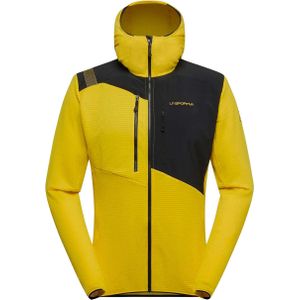 La Sportiva - Lucendro Thermal Hoodie M Yellow/Black voor Heren - Maat S - Geel