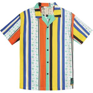 Picture Organic Clothing - Blouses - Mareeba Shirt Fishbone Print voor Heren - Maat L - Blauw