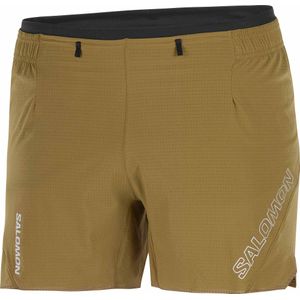 Salomon - Sense Aero 5'' Shorts - Kaki - Technische Korte Broek