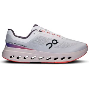 On - Hardloopschoenen - Cloudsurfer Next M White/Flame voor Heren van Gerecycled Polyester - Maat 42 - Wit