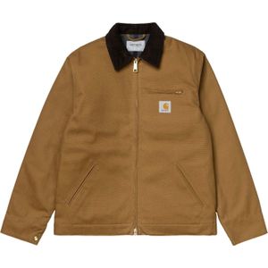 Carhartt - Jassen - Detroit Jacket Hamilton Brown / Tobacco Rigid voor Heren van Nylon - Maat L - Bruin