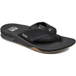 Reef - Sandalen en slippers - Fanning Black/Silver voor Heren - Maat 9 US - Zwart