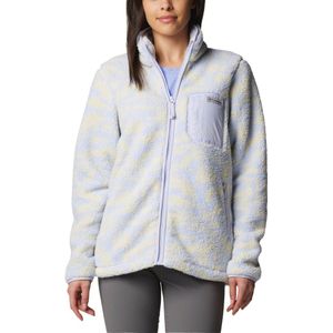 Columbia - Dames fleeces - West Bendâ„¢ Print Full Zip II Snowdrift Highland Tonal voor Dames - Maat M - Paars