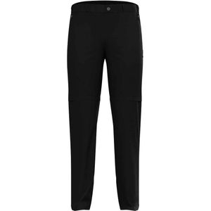 Odlo - Wandel- en bergsportkleding - Ascent Light Pants Zip Off Regular Length Black voor Heren - Maat 50 FR - Zwart