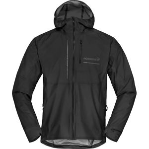 Norrona - Trail / Running kleding - Senja Gore-Tex Active Jacket M'S Caviar Black voor Heren - Maat M - Zwart