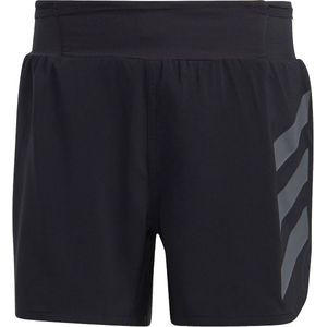 Adidas - Trail / Running kleding - Agravic Short 5"" Black voor Heren - Maat S - Zwart