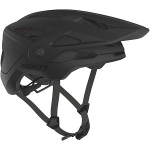 Scott - MTB helmen - Stego Plus (Ce) Stealth Black voor Unisex - Maat S - Zwart