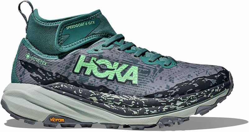 Hoka - Speedgoat 6 Mid GTX - Trailrunningschoenen - Mountain Fog/Droplet - Grijs