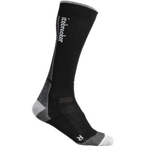 Icebreaker - Skisokken - M Merino Ski+ Ultralight OTC Black/Ether/Graphite voor Heren van Wol - Maat XL - Zwart