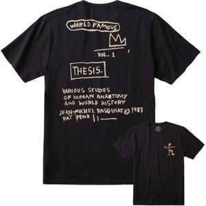 Roark - T-shirts - Basquiat Thesis Black voor Heren van Katoen - Maat S - Zwart