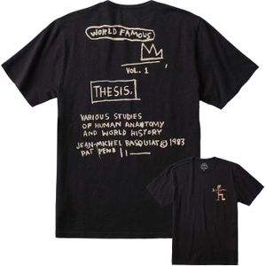 Roark - T-shirts - Basquiat Thesis Black voor Heren van Katoen - Maat M - Zwart