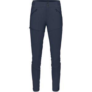 Norrona - Dames wandel- en bergkleding - Falketind Rugged Slim Pants W'S Indigo Night voor Dames van Softshell - Maat M - Marine blauw