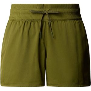 The North Face - Dames shorts - W Aphrodite Short Forest Olive voor Dames - Maat L - Kaki