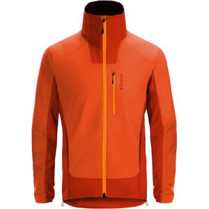Ayaq - Toerskikleding - Shandar Softshell Jacket M Orange Sunrise voor Heren van Softshell - Maat L - Oranje