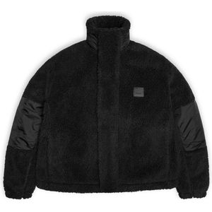 Rains - Sweatshirts en fleeces - Kofu Fleece Jacket Black voor Heren van Nylon - Maat M - Zwart