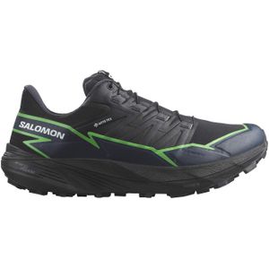 Salomon - Trailschoenen - Thundercross Gtx Black/Green Gecko/Black voor Heren - Maat 9 UK - Zwart
