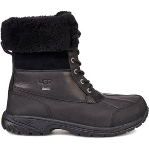 Ugg - AprÃ¨s-skischoenen - Butte Black voor Heren van Wol - Maat 12 US - Zwart