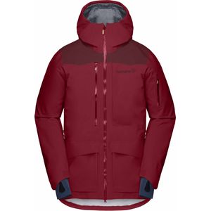 Norrona - Ski jassen - Tamok Gore-Tex Performance Shell Jacket M'S Rhubarb voor Heren - Maat S - Rood